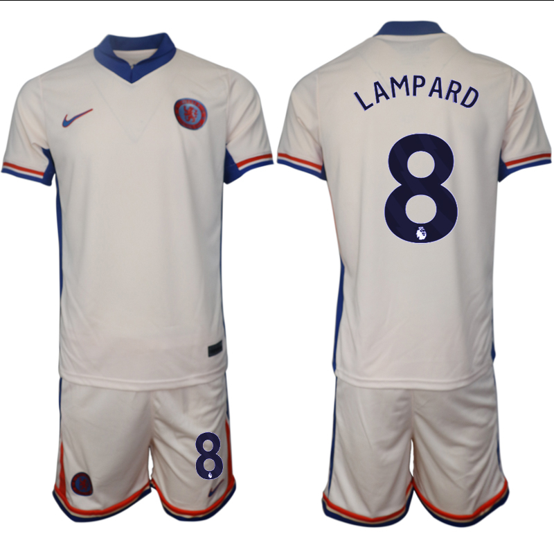 Men 2024-2025 Club Chelsea away Cream #8 Soccer Jersey->chelsea jersey->Soccer Club Jersey